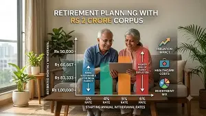 Retiring with ₹2 crore? Here’s how much you can withdraw every month