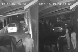 Break-in attempt ends in a sprint, courtesy of CCTV microphone