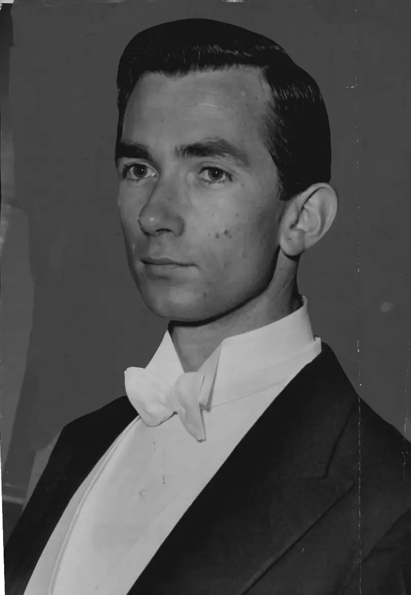 Chard as a young man in 1958 - Fairfax Media Archives