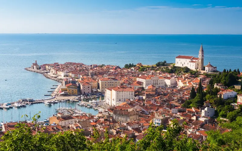 Expect pastel terraces, sun-baked piazzas and a car-free old town in Piran, Slovenia - Matej Kastelic