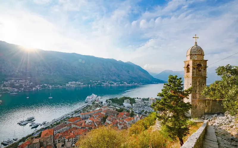 The hale and hearty can hike up the the ancient walls that surround Kotor Town for commanding views of the bay - joci03/iStockphoto