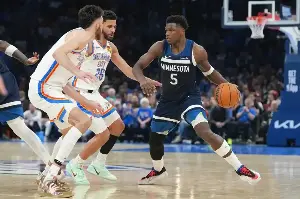 Timberwolves sideline Anthony Edwards 1–2 weeks with knee inflammation