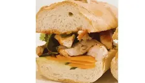 All-American Turkey in Vietnamese sandwich