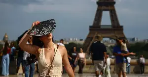 The historic heatwave made France hotter than the Sahara Desert at times.