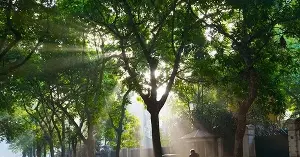 Weather forecast for October 17th: Northern Vietnam to experience hot weather before a new cold front arrives.