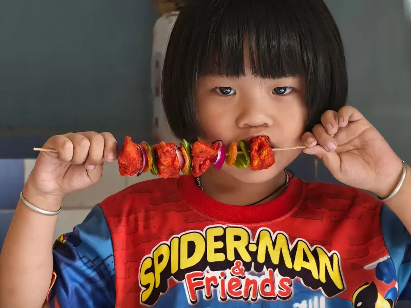 Children's appetite changes as they grow. 