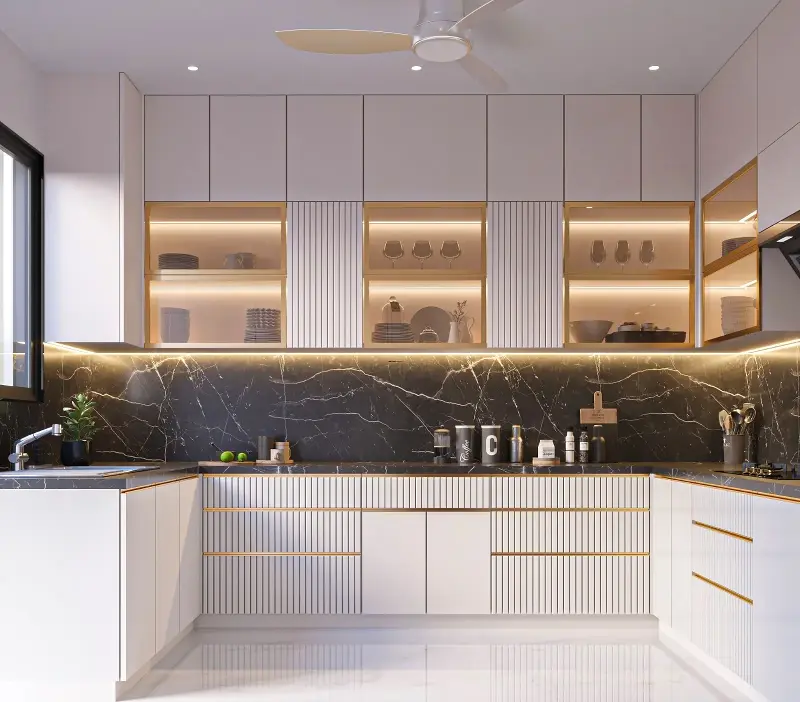 The right storage design maximises your space and silences daily visual noise. 