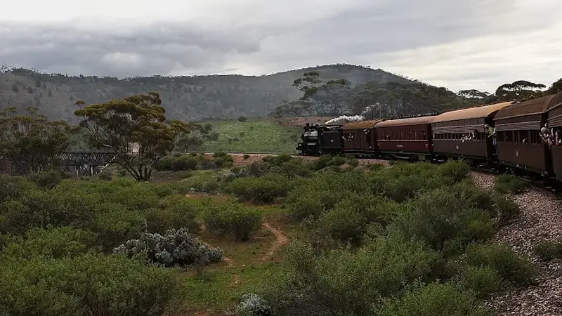 The Ghan Train Makes ANZAC Day Tribute Journey.