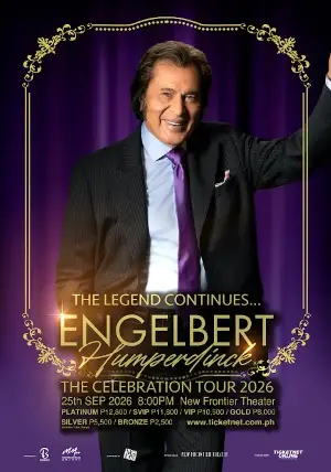 Engelbert Humperdinck The Celebration Tour 2026 Lights Up Manila and Asia!