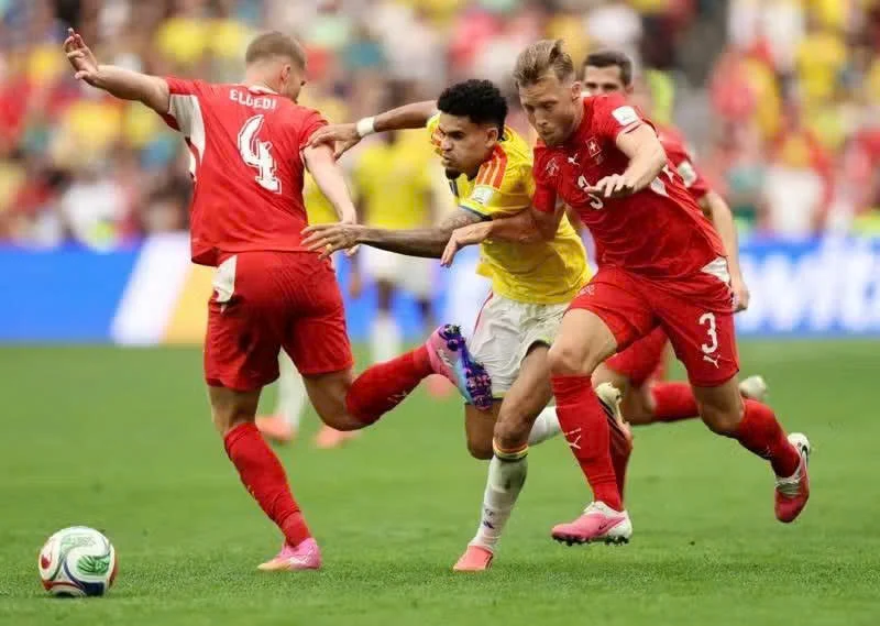 The two teams competed fiercely.
