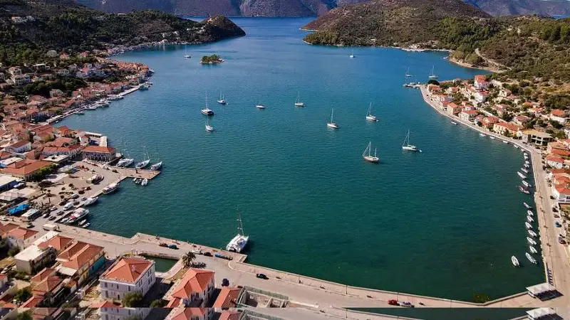 Bay off the island of Ithaca, modern day