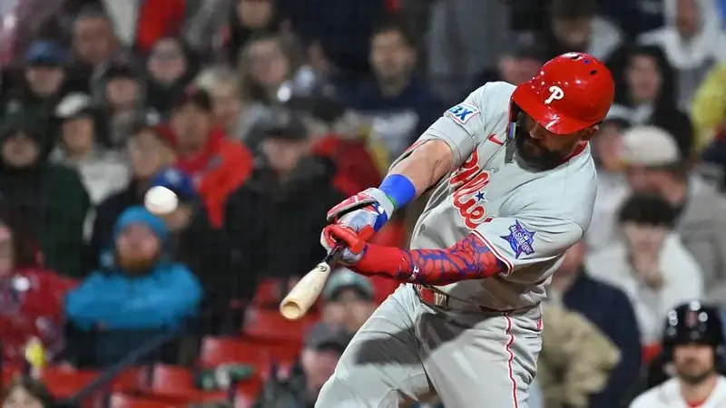 Philadelphia Phillies designated hitter Kyle Schwarber 