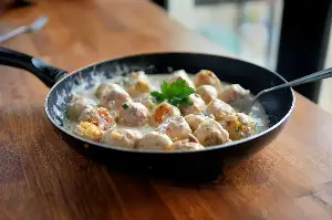 Gretchen's table: Chicken meatballs in mushroom sauce are a savory pair