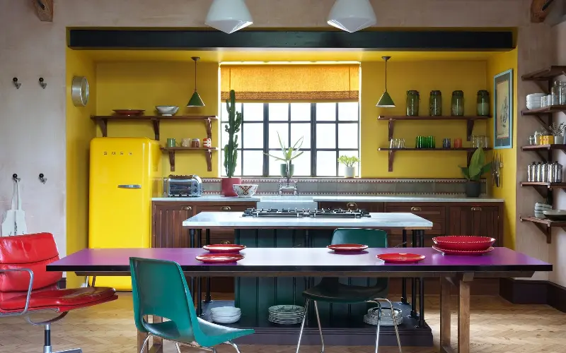 The layered mix of differently coloured and period furniture makes a home feel as though it has been built over time - Simon Upton