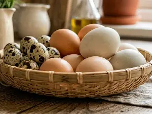 Duck eggs, chicken eggs, and quail eggs: which is more nutritious?
