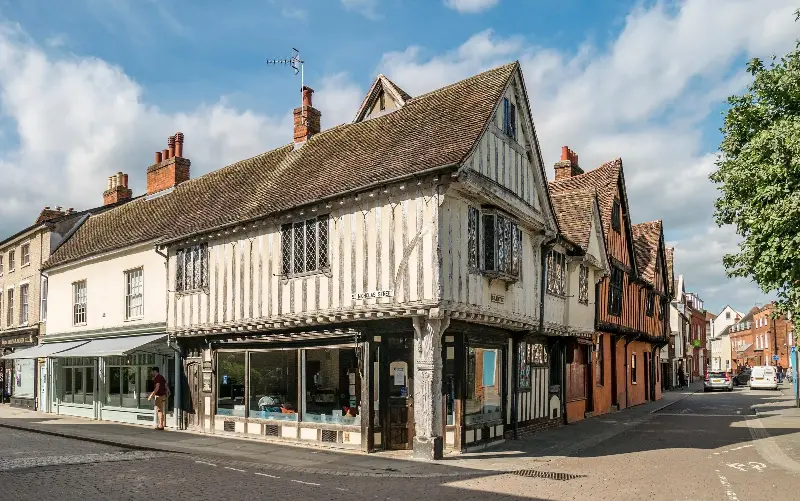 Ipswich’s half-timbered Curson Lodge is a prime example of an early Tudor inn - Alamy