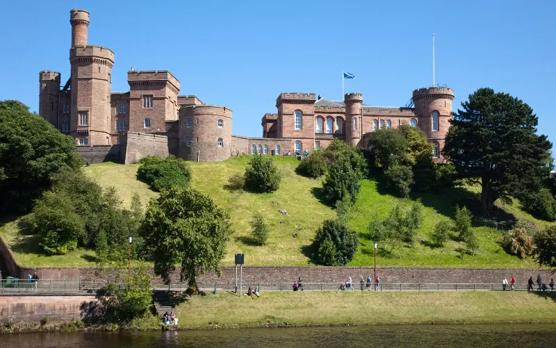 Inverness Castle is a key draw for tourists visiting the Scottish city - Alamy