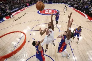 James Harden scores 30 and Cavaliers rally past Pistons 117-113 in OT for 3-2 series lead