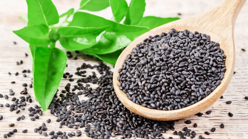 Basil seeds can soothe respiratory inflammation.