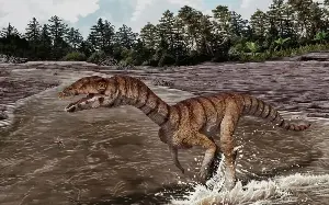 Crocodile ancestors stood upright like dinosaurs