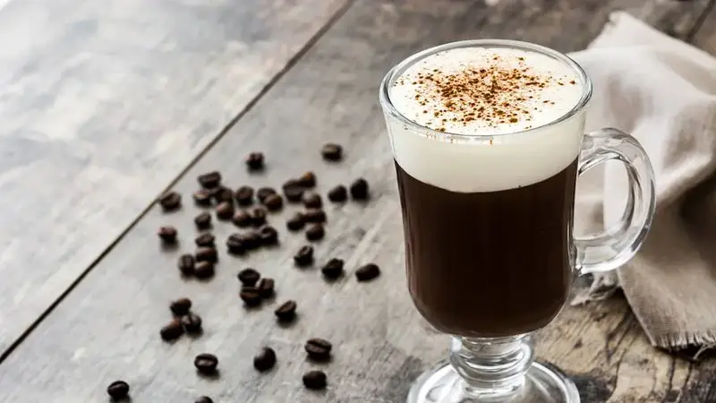 Cup of Irish coffee