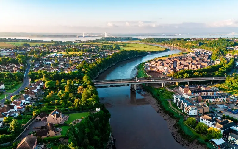 Chepstow in Monmouthshire is close to the border and particularly compelling for buyers with ties to England - E+/Chunyip Wong