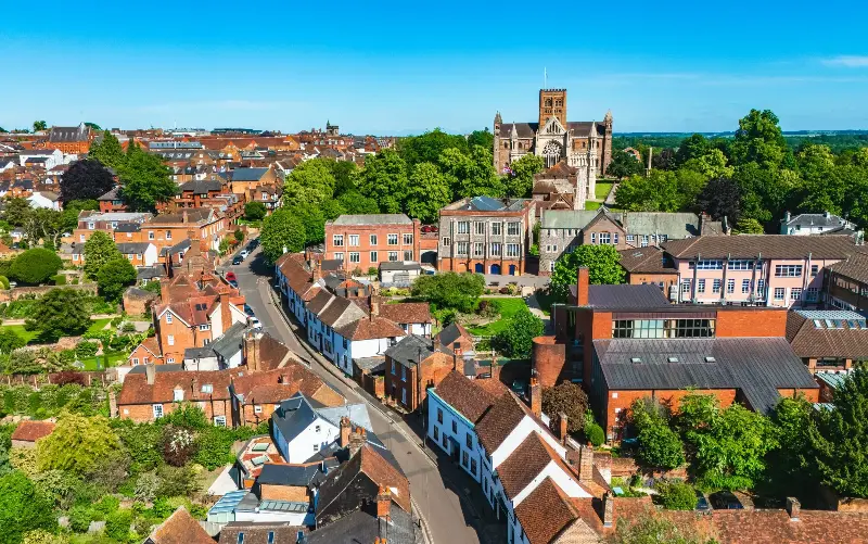 St Albans in Hertfordshire has seen house prices more than double in the last 17 years - E+/Chunyip Wong