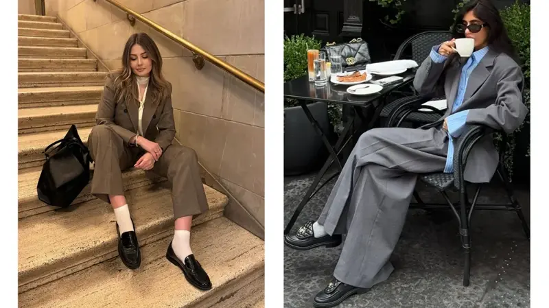 Here are 5 outfit ideas with loafers for the modern working woman - image 3