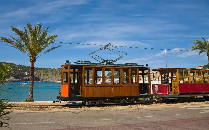 The Sóller Railway was constructed in 1912 and was mainly used for transporting goods - P A Thompson