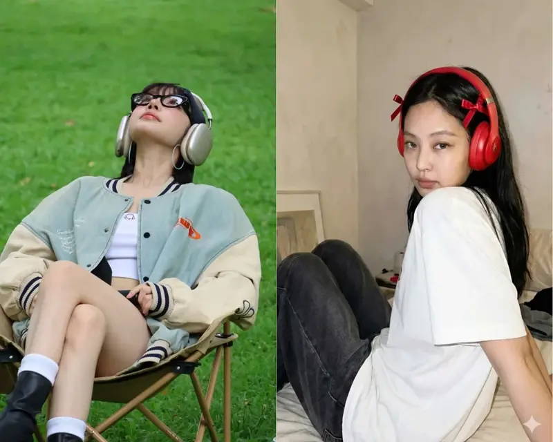 Headphones are not just for listening to music; they're becoming a fashion trend among young people - image 1