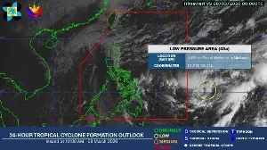 LPA outside PAR has 'low" chance of becoming storm -- PAGASA