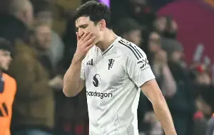 MU dropped points on the day Maguire received a red card.