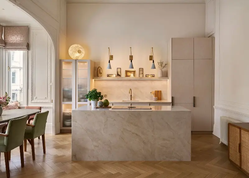 Multiple sources of lighting on multiple circuits will give you more control over ambience.  (Image credit: Sola Kitchens)