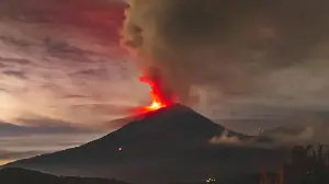 Philippines' Mayon Volcano Spews Ash