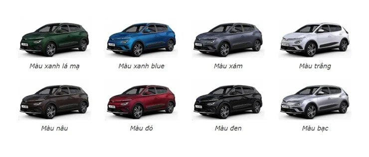 VinFast Nerio Green at a public charging station.