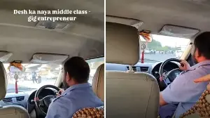 ‘Gig entrepreneur’: Man earns ₹1 lakh driving cab after quitting ₹25,000 job