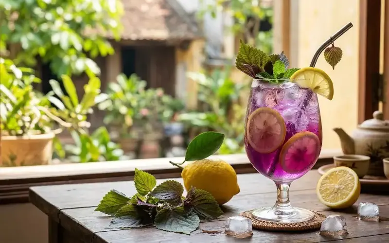 What are the potential disadvantages of drinking too much perilla leaf tea? - Image 2.