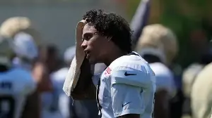 Jordyn Tyson injury update: When will Saints rookie WR return? Coach Kellen Moore weighs in
