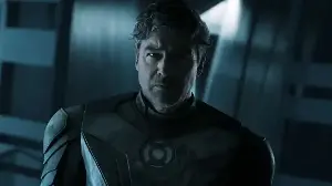 Creators debated including the Green Lantern suit
