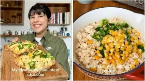 Want a healthy, protein-rich snack? Try this corn and jalapeno toastie recipe which takes 5 minutes in an air fryer