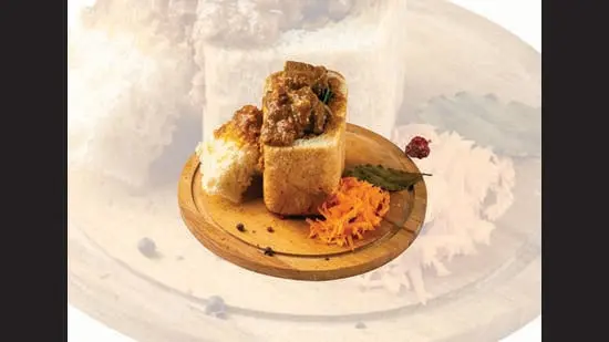 South Africa’s Bunny Chow was created during the apartheid by GC Ranchod for Black patrons. (SHUTTERSTOCK)