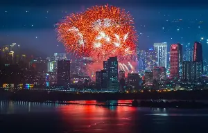 Top 9 rooftop spots for watching fireworks in Da Nang 2026 - super beautiful check-in locations.