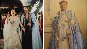 Did Vijay Deverakonda take fashion cues from a Maratha ruler? Maharani Gaekwad highlights similarity of his sangeet look