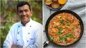 Trying something new with chicken? Check Sanjeev Kapoor's railway chicken recipe that pairs perfectly with steamed rice