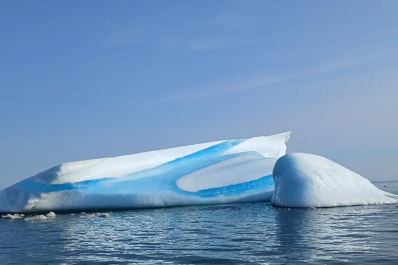 Jake spotted icebergs and glaciers on the voyage (Jake Halll)