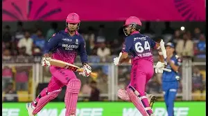 Vaibhav Sooryavanshi wins the Jasprit Bumrah battle, Rajasthan Royals the rain-hit tie