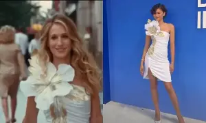 Zendaya revives iconic dress worn by Whitney Houston