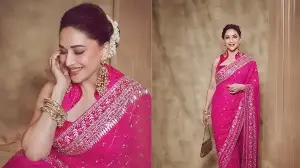 Madhuri Dixit's mirrorwork saree proves this timeless craft is the biggest festive trend of 2026