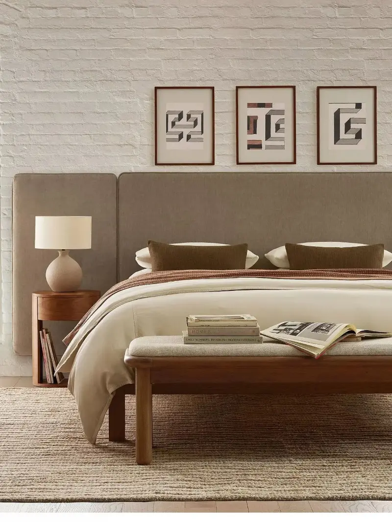 Tencel and lyocell are made from interesting, sustainable materials.  (Image credit: West Elm)