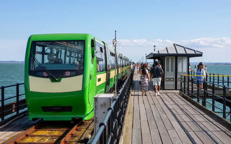 The Southend Pier Railway runs along the longest pleasure pier in thew world - iStock/chrisdorney